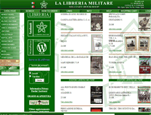 Tablet Screenshot of libreriamilitare.com